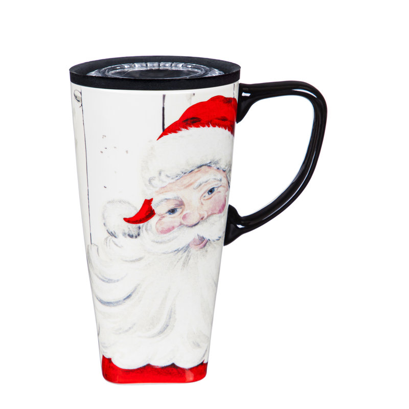 Evergreen Enterprises, Inc 17oz. Ceramic Travel Mug