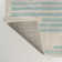 Kaylonie Modern Berber Stripe Cream/Turquoise Rug