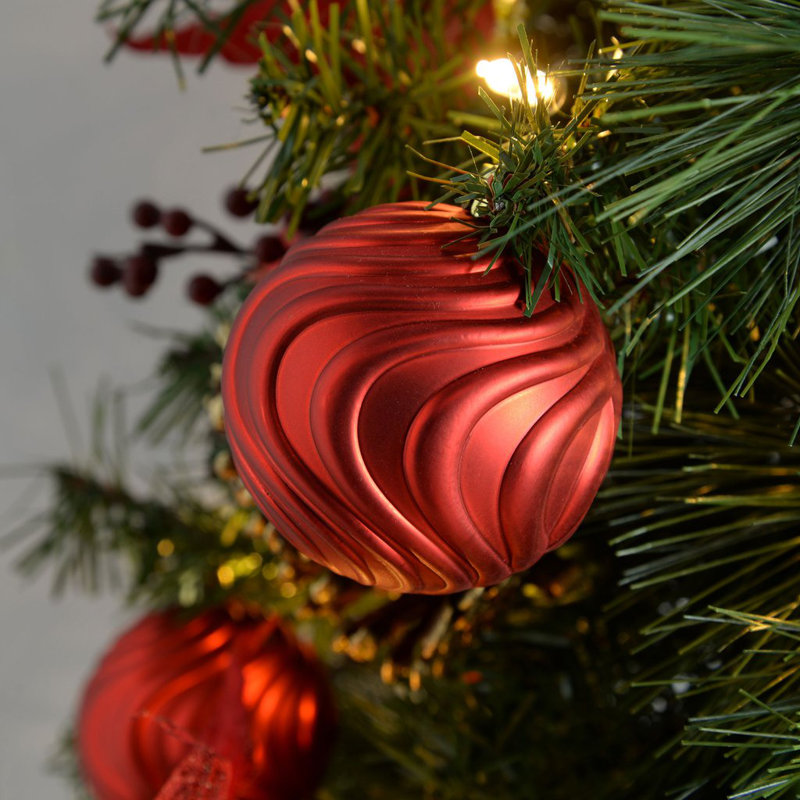 3.94' H Lighted Artificial Pine Christmas Tree