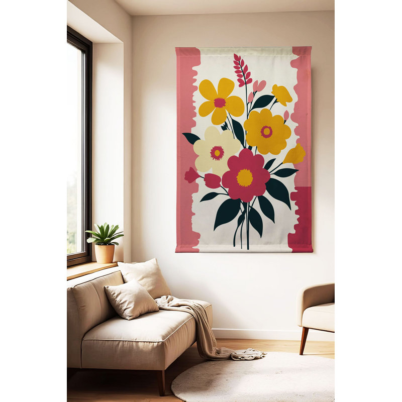 Superbe peinture décorative en polyester de 27,6 po x 47,2 po | 50% coton / 50% polyester, couleurs éclatantes et tissu durable | Parfait pour le salon, la chambre à coucher ou le bureau, art mural accrocheur