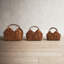 Wicker Basket With Handles - Set of 3