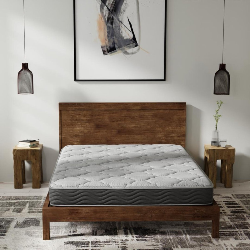 Matelas mi-ferme avec ressorts ensachés, Double / double, 8