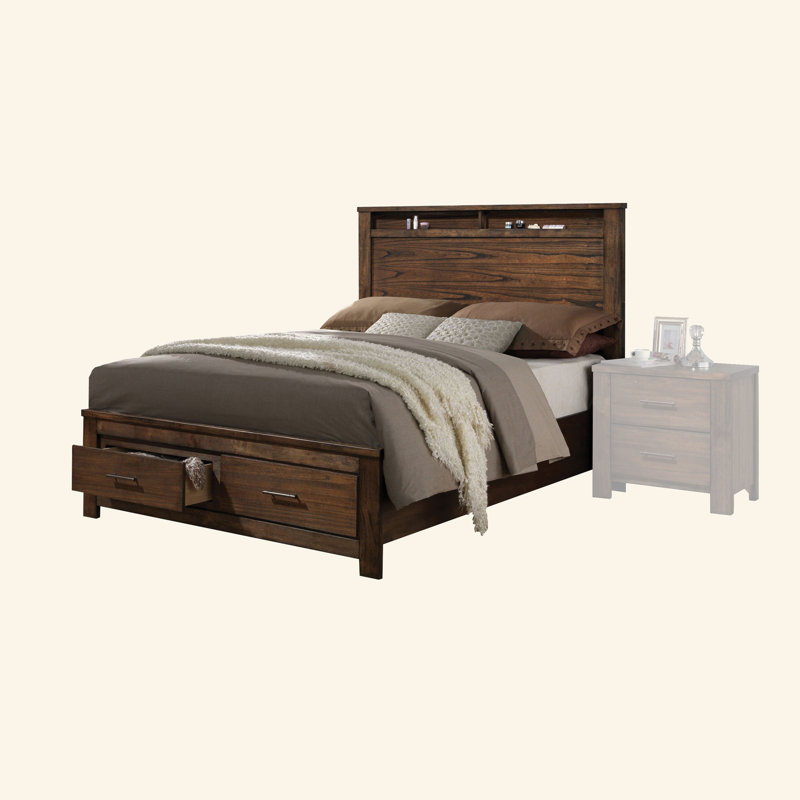 Queen Bed W/Storage