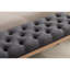 Banquette rembourrée capitonnée, banc de salle à manger