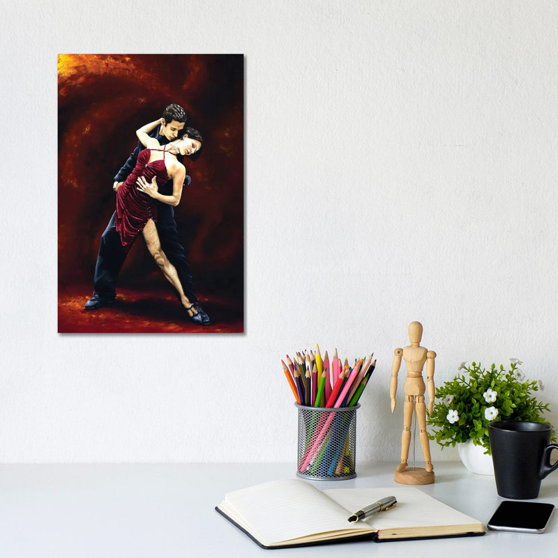 The Passion Of Tango by Richard Young - Gallery-Wrapped Canvas Giclée on Canvas, 20.32 cm H x 30.48 cm W, Canvas