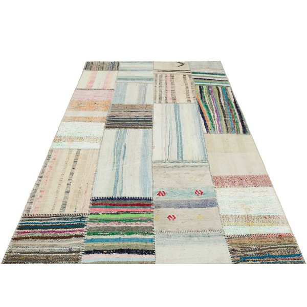 Foundry Select Sarem Wool Striped Rug | Wayfair