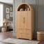 Armoire de cuisine en bois avec 2 tiroirs et 8 tablettes de porte réglables-1356887468