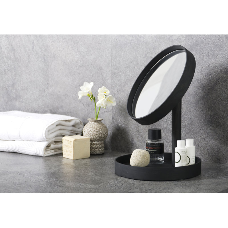 Caudillo Flat Floor Mirror, Black