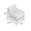 Newport Arm Chair with Cushions-62363753-63361408-84544968