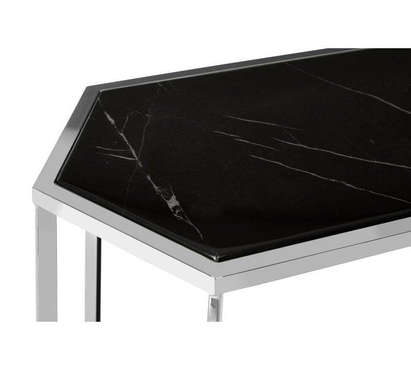 122cm Marble Top Console Table