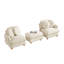 Causeuse en chenille 2 places avec repose-pieds-1668850405