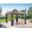 RosaBella 10 ft. x 12 ft. Gazebo with Mosquito Net