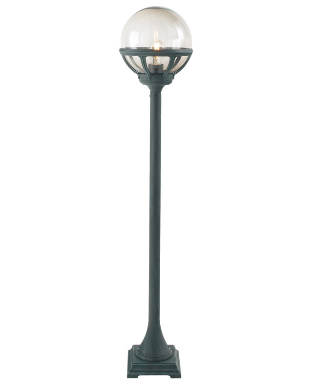 Uckfield Transparent Lamp Post (Full), Verdi with Smoked Shade