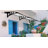 VIVOHOME 77.4'' W x 11'' D Plastic Clear/Black Cover Retractable Door / Window Awning-87418959