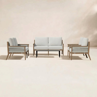 Rydell 6-Person Acacia Patio Seating Group