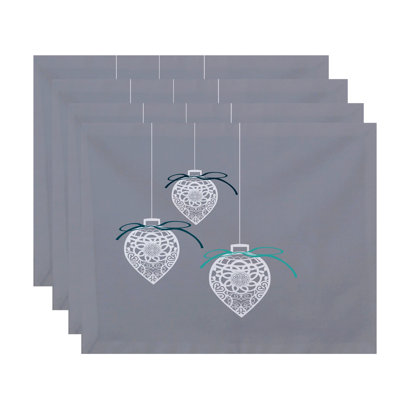 Polyester Geometric Rectangle Placemat