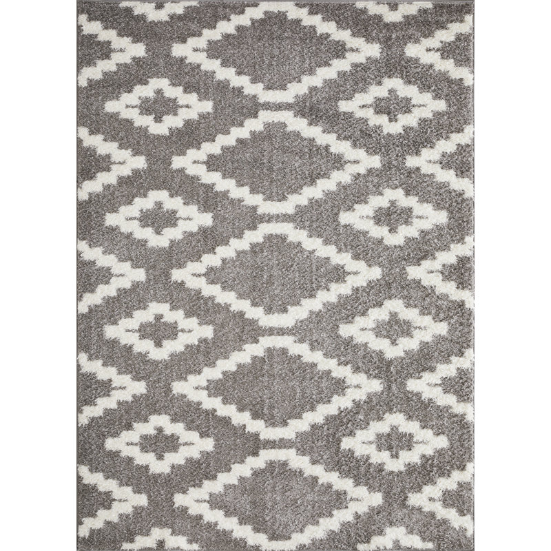 Ishrana Performance Geometric Indoor Rug, Rectangle 9'10" x 12'10"