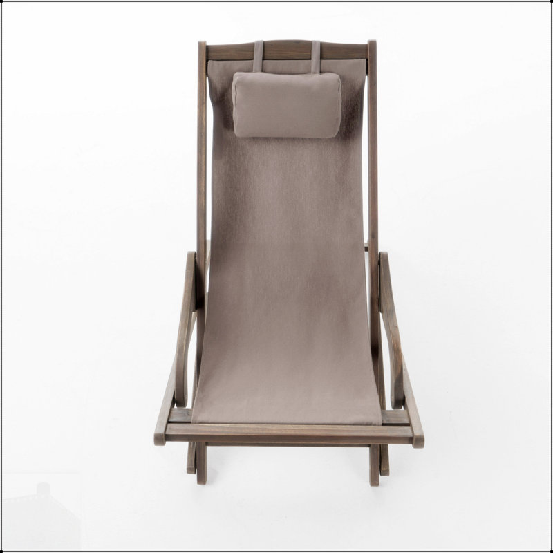 Ensemble de 2 chaises longues NIKKI BEACH SLING pour la détente en plein air, durable et confortable avec un design ergonomique