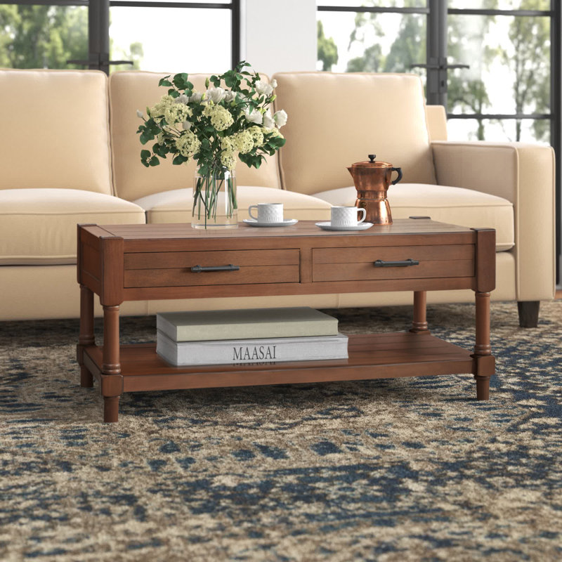 Aritha Coffee Table, Brown