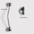 1.26'' Inch Hole Center Solid Brass Double-Layer Titanium Silver Plating Knob