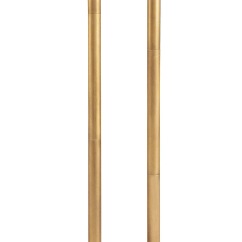 Happy Floor Lamp, Natural Brass