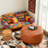 Upholstered Round Ottoman