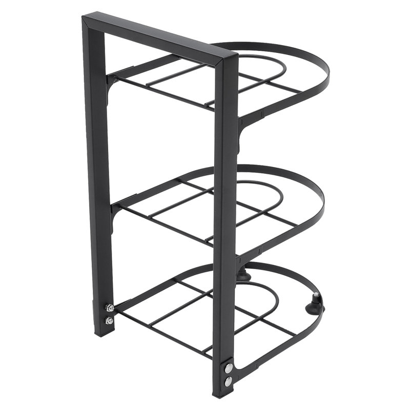 Carbon Steel Rectangle Countertop / Cabinet Pot Rack