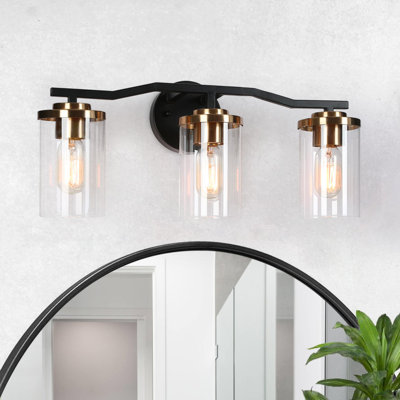 Éclairage pour salle de bain à intensité variable 3 lumières Sasakwa