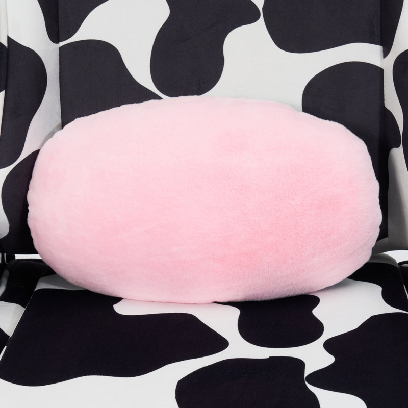 COW Series Gaming Chair, Black/White