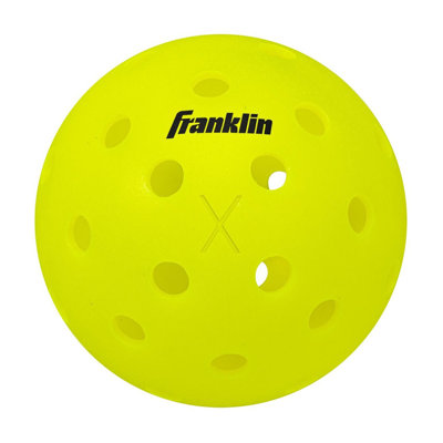 Franklin Sports 36-Pack X-40 Outdoor Pickleballs, Size Regular, Yellow