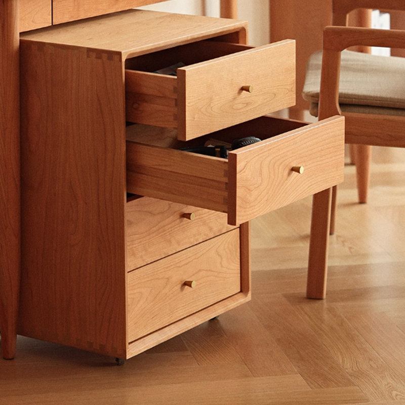 Bureau en bois massif de cerisier simple Simple Home