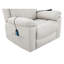 Fauteuil inclinable électrique en microfibre Chriki