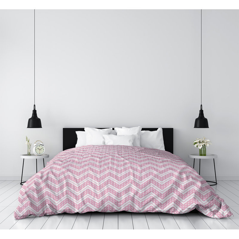 Housse de couette simple Rhonda Cheval, Housse de couette pour lit simple, Microfibre, Rose clair