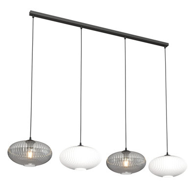 Samyiah 4 - Light Matte Black Pendant