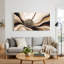 Art mural sur toile gris