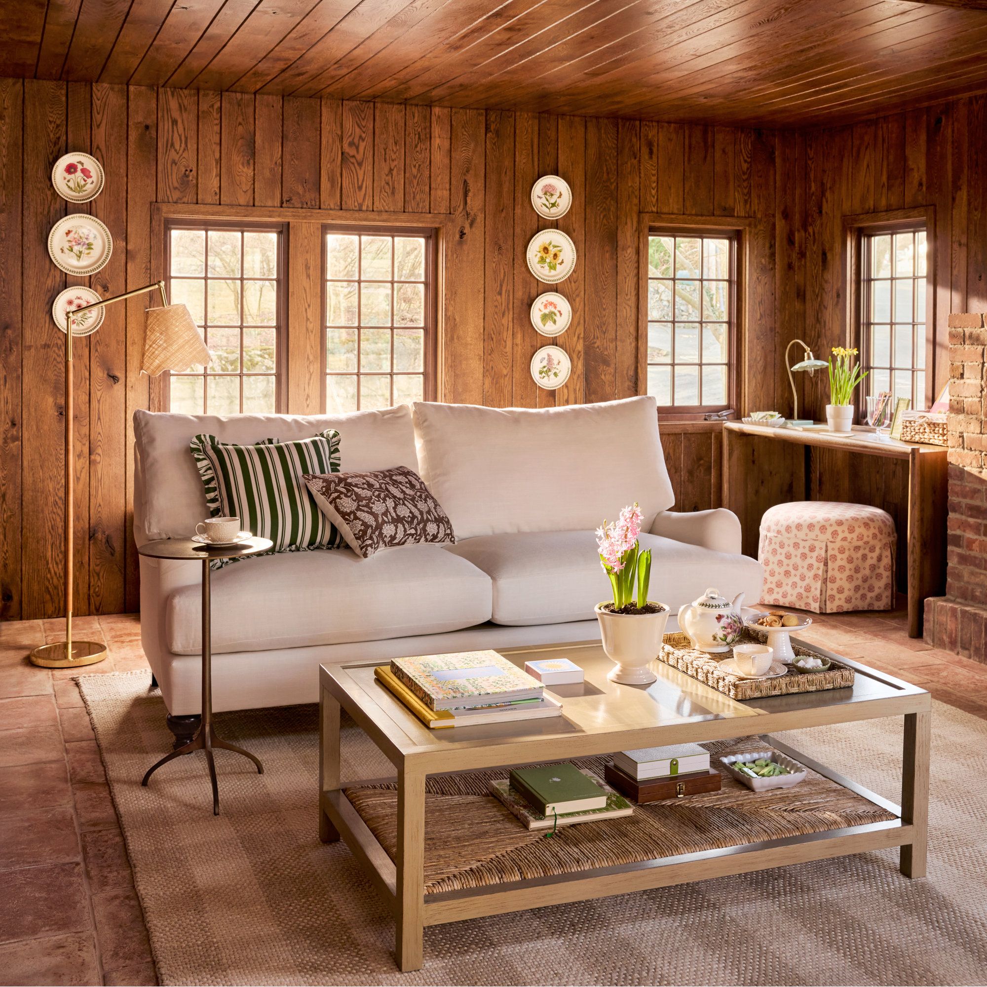 Walters 82'' Upholstered Sofa, Classic Bleach White Twill