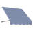 Awntech Santa Fe Acrylic Fabric Fixed Awning with Iron Rope Arms-111710602-28213253