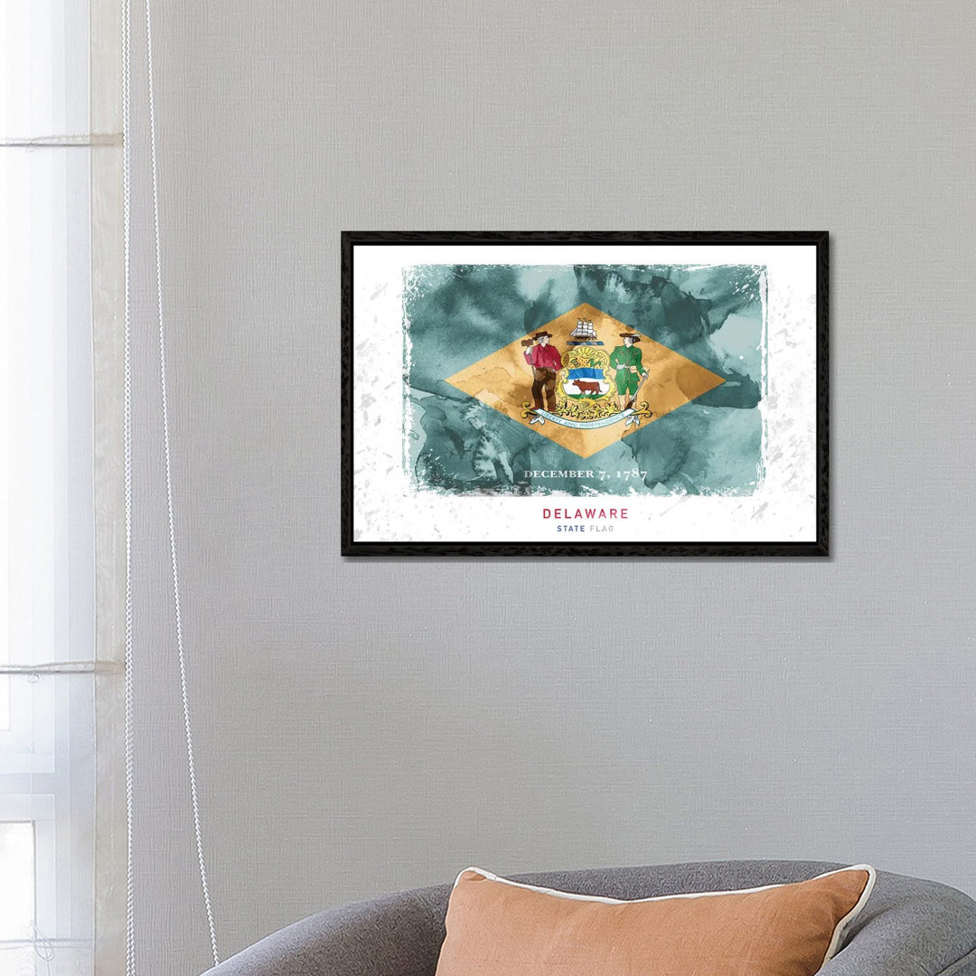 Delaware von WallDecorAddict - Galerie-Giclée auf Leinwand