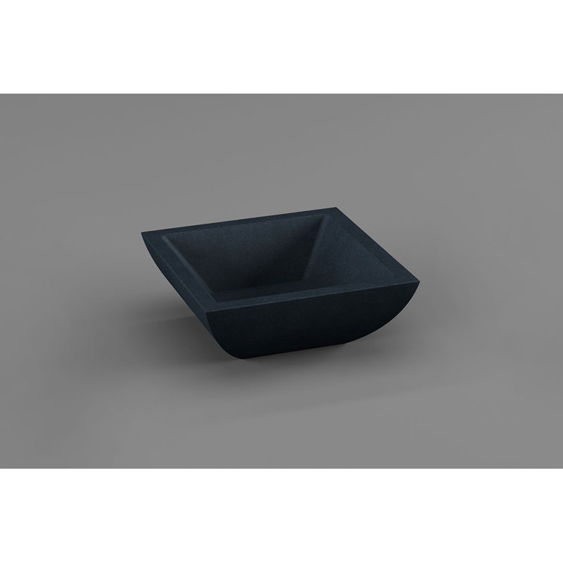 Forzalaqua Granite Handmade Square Bathroom Sink
