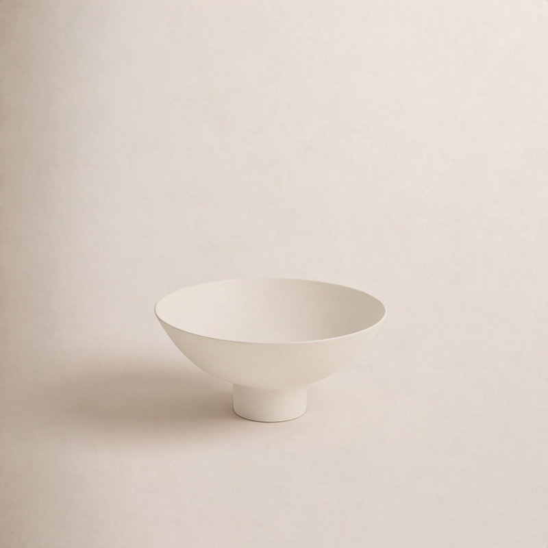  Bowl, Ivory, 4" H x 8" W