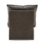Fauteuil à bascule pivotant en chenille gris foncé pour fauteuil de détente pivotant à 360 degrés-703450832