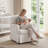 Bedford Melody Swivel Glider Skirted ArmChair