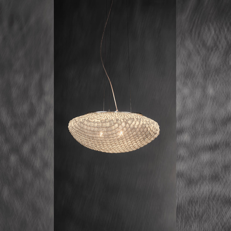 Tati Pendant, 8.7" H x 21.3" W x 21.3" D, No