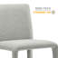 Chaise rembourrée en cuir Rhodes-109758097