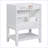 Modern Bathroom Vanity Storage Cabinet with Drawer and Open Shelf