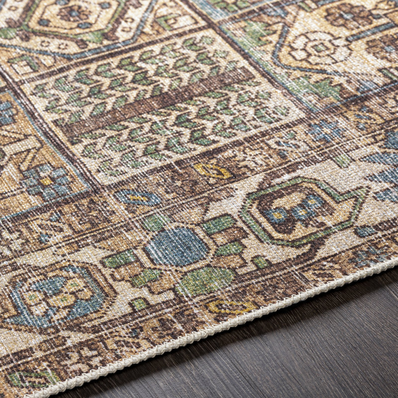 Heyward Washable Oriental Indoor Rug, Rectangle 2' x 2'11"