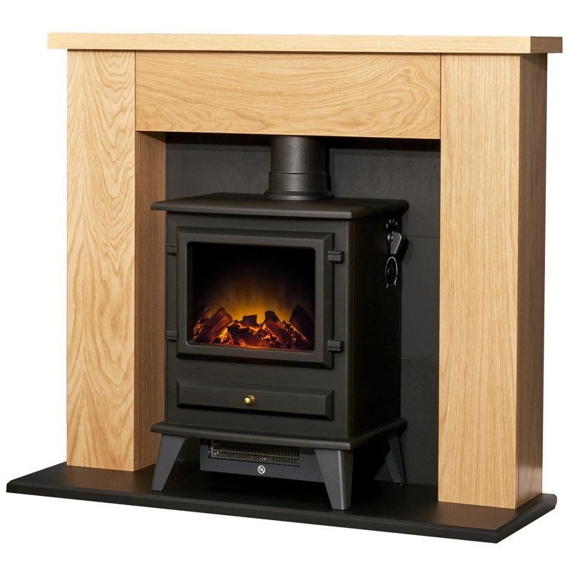 Chester Electric Stove Suite, Beige/Black