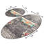 Ensemble de tapis de bain antibactérien (2 pièces), 100% polyester, 19,7 po x 23,6 po et 23,6 po x 39,4 po | Sous-tapis antidérapant, hauteur des poils: 0,4 po | Lavable à la machine, doux et durable, idéal pour la sécurité et le confort de la salle de bain