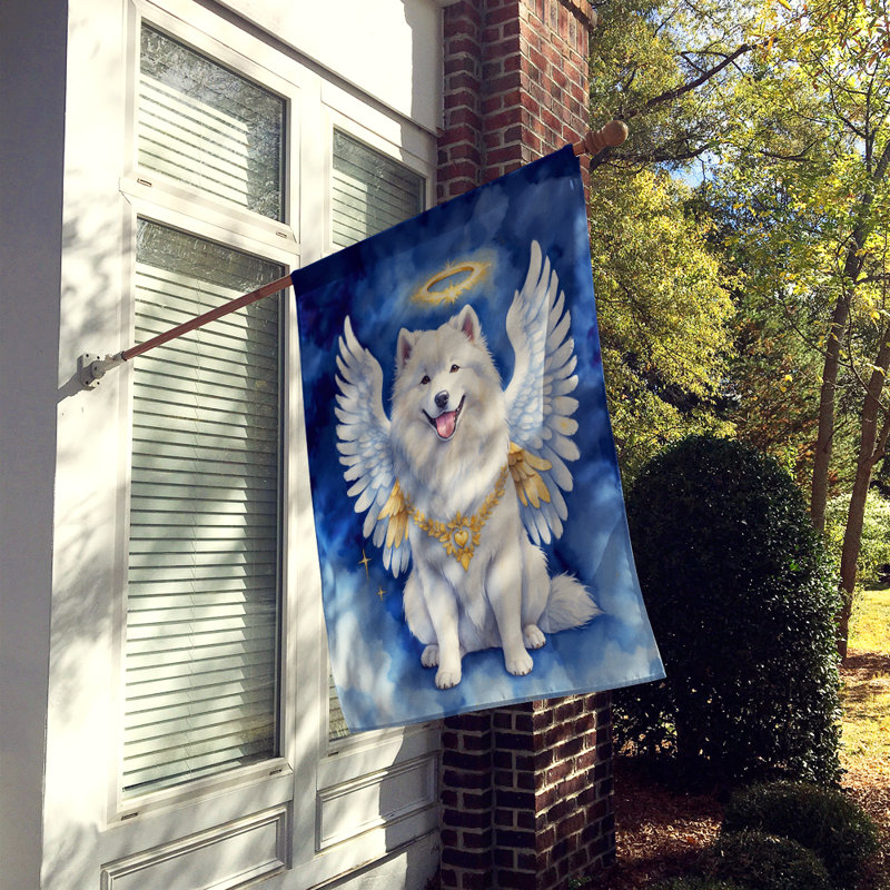 Drapeau Samoyed My Angel House