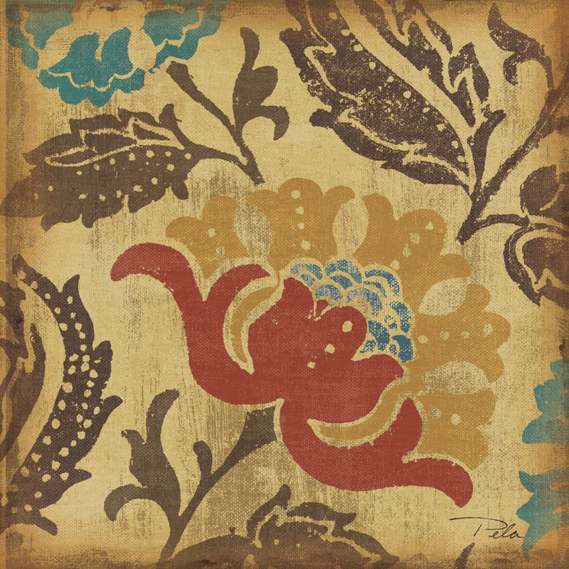 «Christmas Sentiments IV» par Pela - reproduction imprimée, H 12 po x l 12 po, Non, Toile tendue